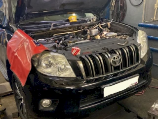 Замер компрессии Toyota Land Cruiser Prado 150