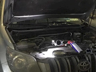 Чистка клапана ЕГР Toyota Land Cruiser Prado